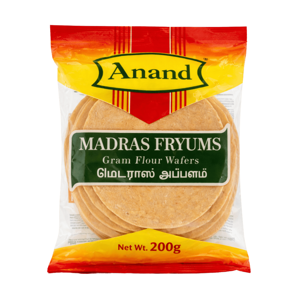 Anand Madras Fryums 200 g buy online USA - 1
